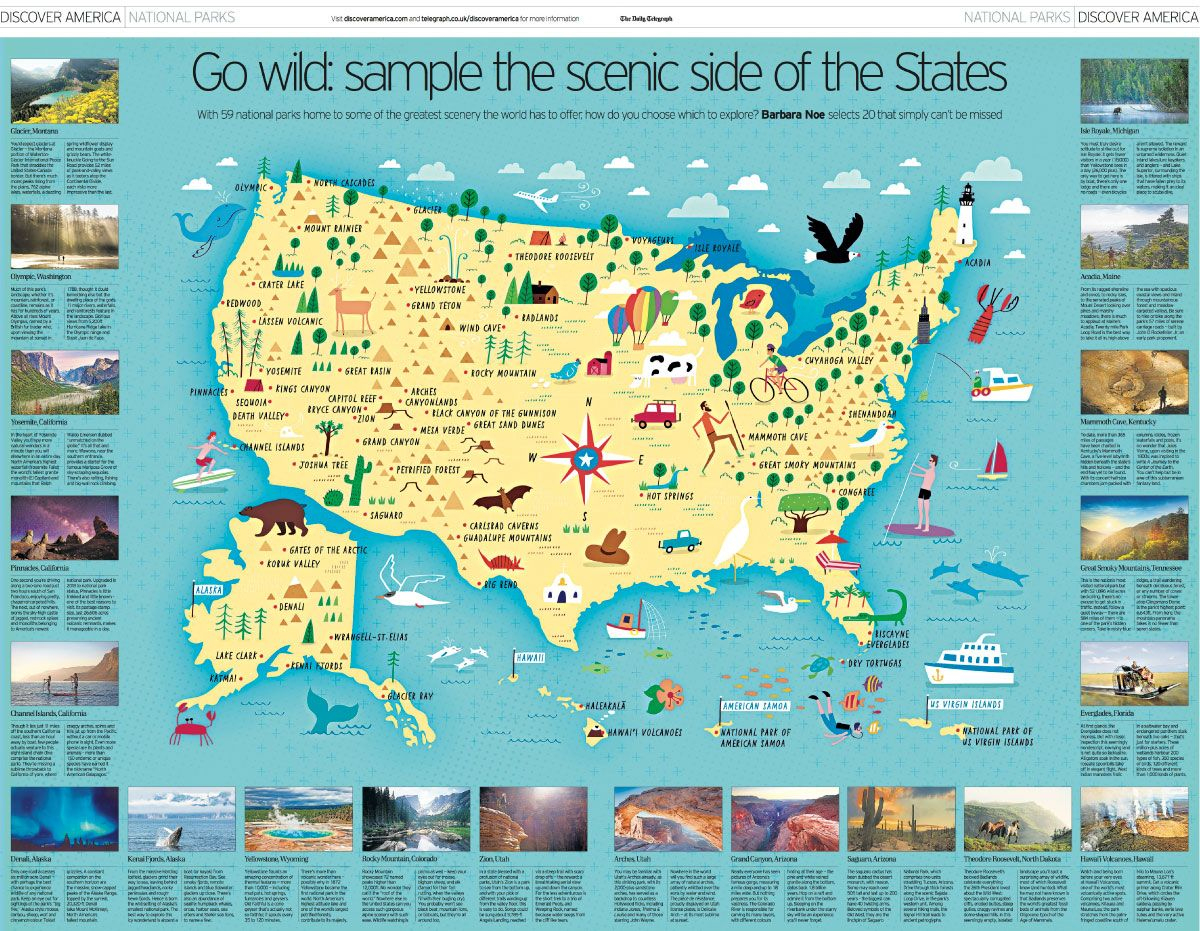 Hello From Nate &amp;amp; Salli | Maps | Pinterest | National Parks Map - Printable Map Of National Parks