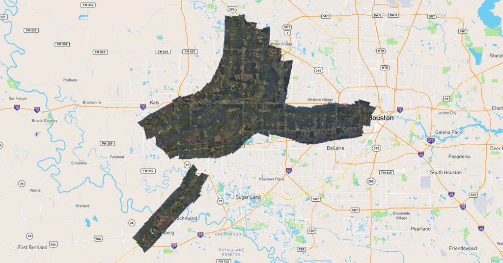 Here's A NearReal Time Aerial Photo Map Of Harvey's Flooding And