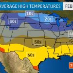 Here's What To Watch For In February's Weather | The Weather Channel   Florida Weather Map With Temperatures