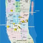 High Resolution Map Of Manhattan For Print Or Download | Usa Travel   Manhattan Sightseeing Map Printable