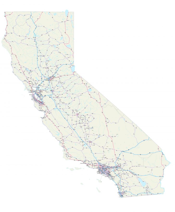 California Highway Map Free