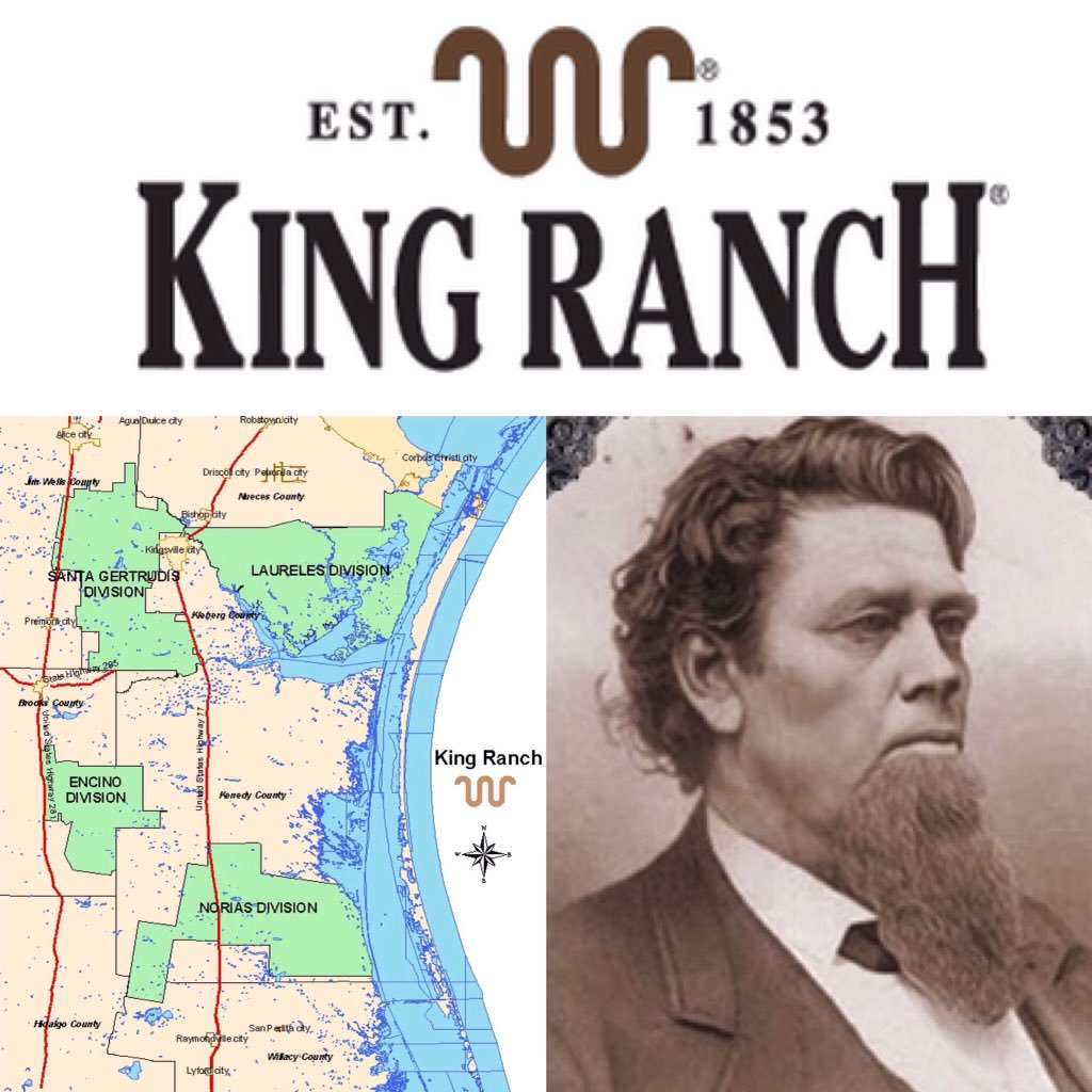 Historictexasranches On Twitter: &amp;quot;largest Ranch In Texas (Over 825K - King Ranch Texas Map