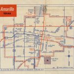 History Of Amarillo, Texas: Map Of Amarillo: C. 1956   1960   Where Is Amarillo On The Texas Map