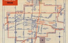 History Of Amarillo, Texas: Map Of Amarillo: C. 1956 - 1960 - Where Is Amarillo On The Texas Map