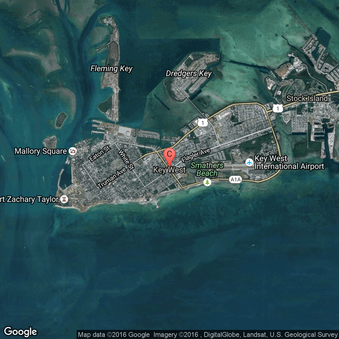 Hotels Near Mallory Square, Key West | Usa Today - Key West Florida Map Of Hotels
