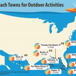 Hottest Beach Towns   Map Of Best Beaches In Florida