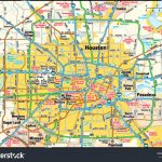 Houston Texas Area Map Stock Vector (Royalty Free) 145248598   Map To Houston Texas