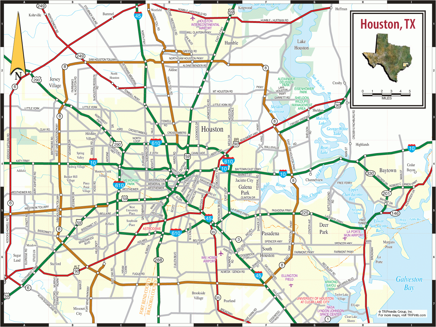 Houston Texas Map Google - Houston Texas Google Maps