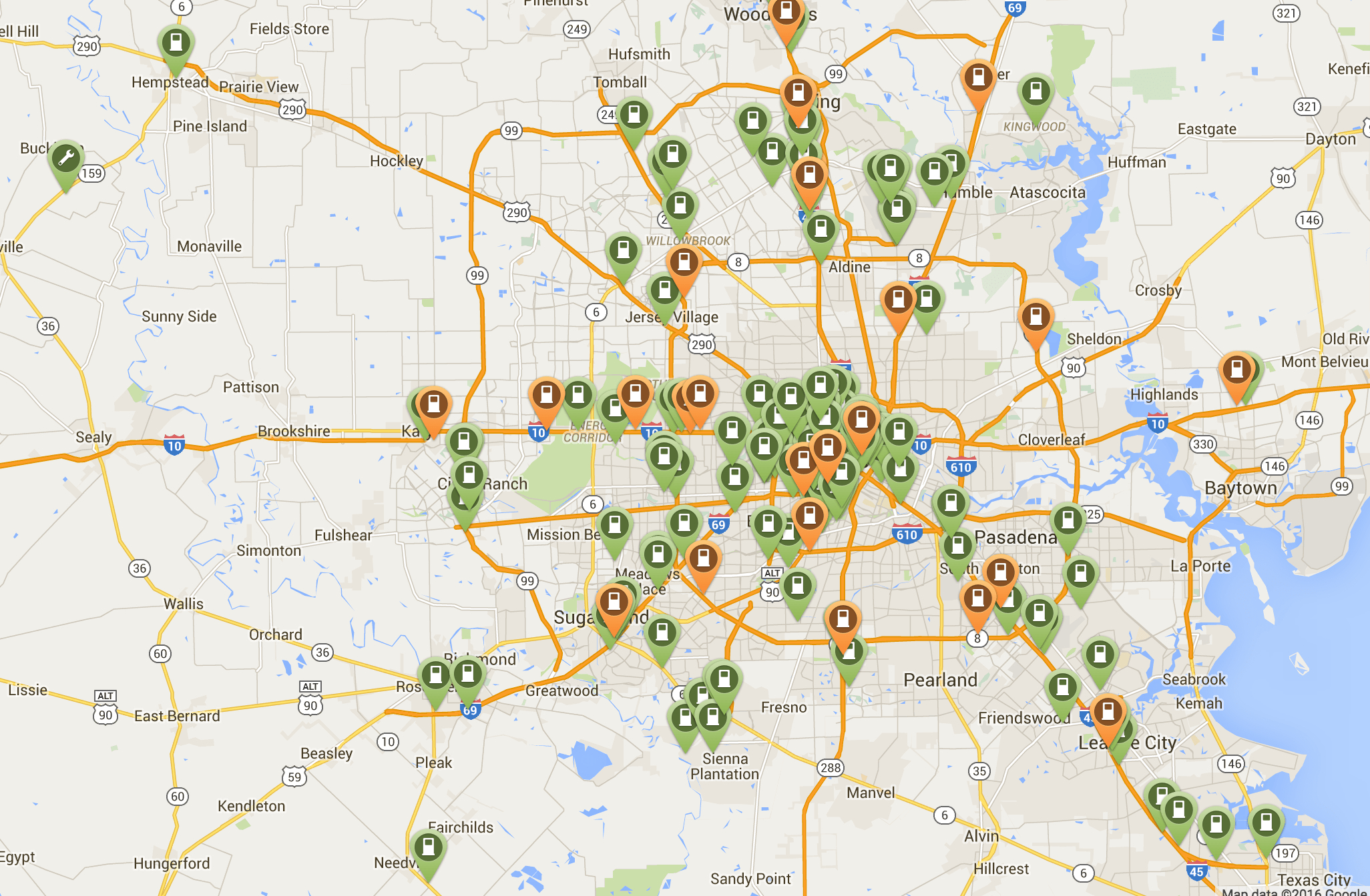 How Ev Charging Station Networks Compare, City To City (Maps) − - Charging Stations In Texas Map