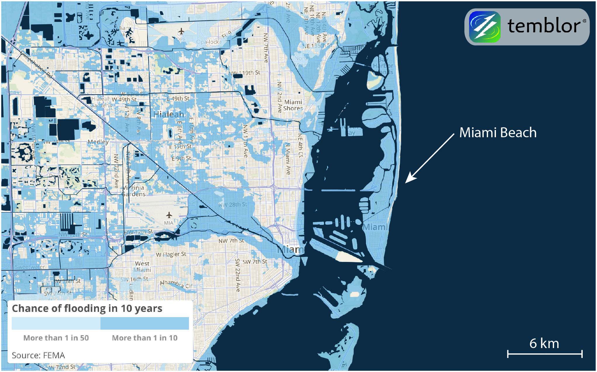 How Hurricane Irma Could Be So Destructive To Florida | Temblor - Florida Flood Map