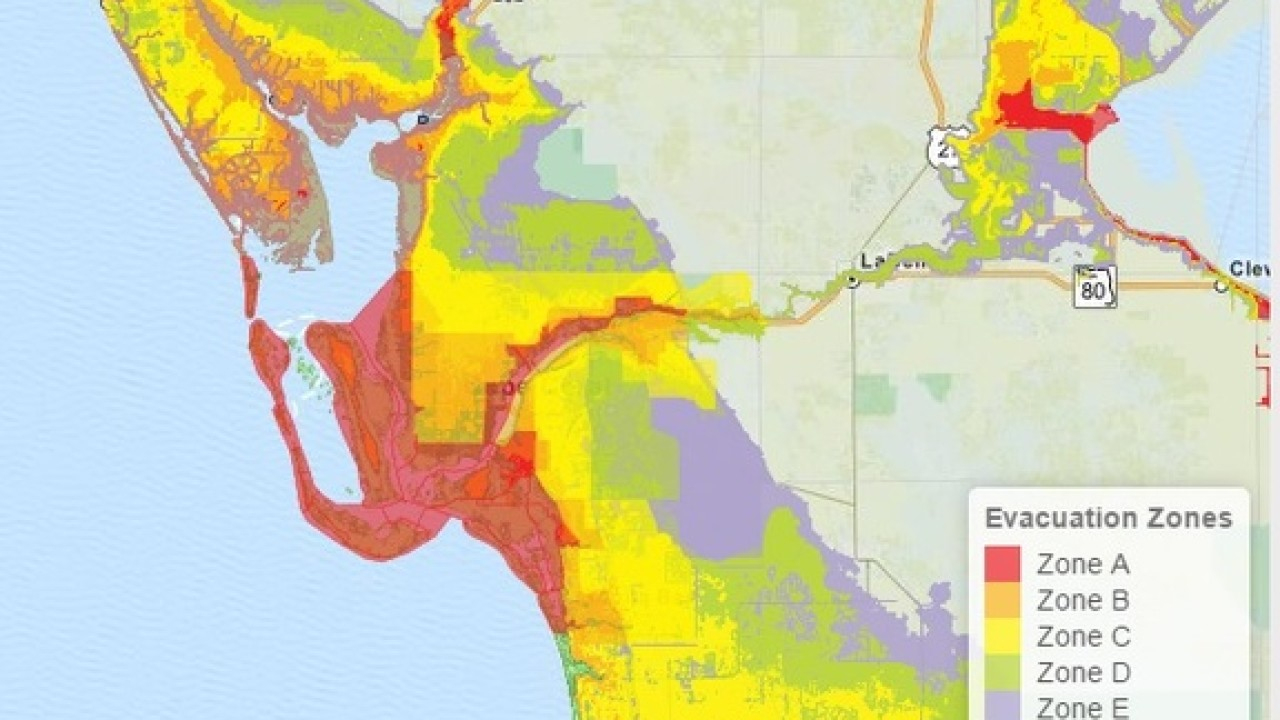 Florida Hurricane Evacuation Map - Printable Maps