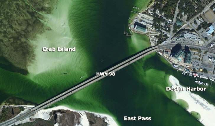 Crab Island Destin Florida Map