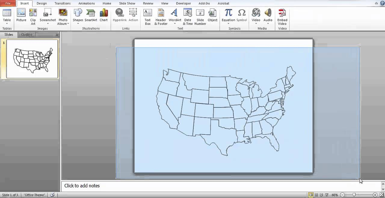 How To Make A Printable Map In Powerpoint - Youtube - How To Make A Printable Map
