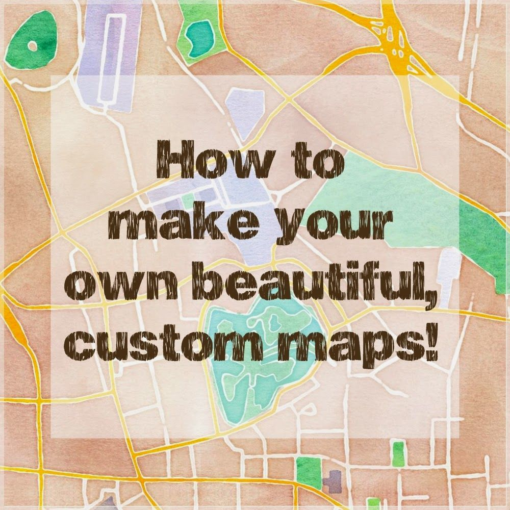 How To Make Beautiful Custom Maps To Print, Use For Wedding Or Event - Printable Map Directions For Invitations
