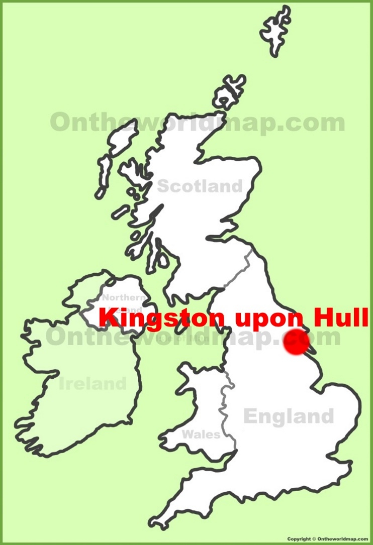 Hull Location On The Uk Map - Hull Texas Map