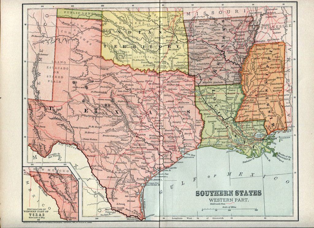 Ic87 020A 19 Maps Of Texas And Louisiana | Settoplinux - Texas Louisiana Border Map | Printable Maps