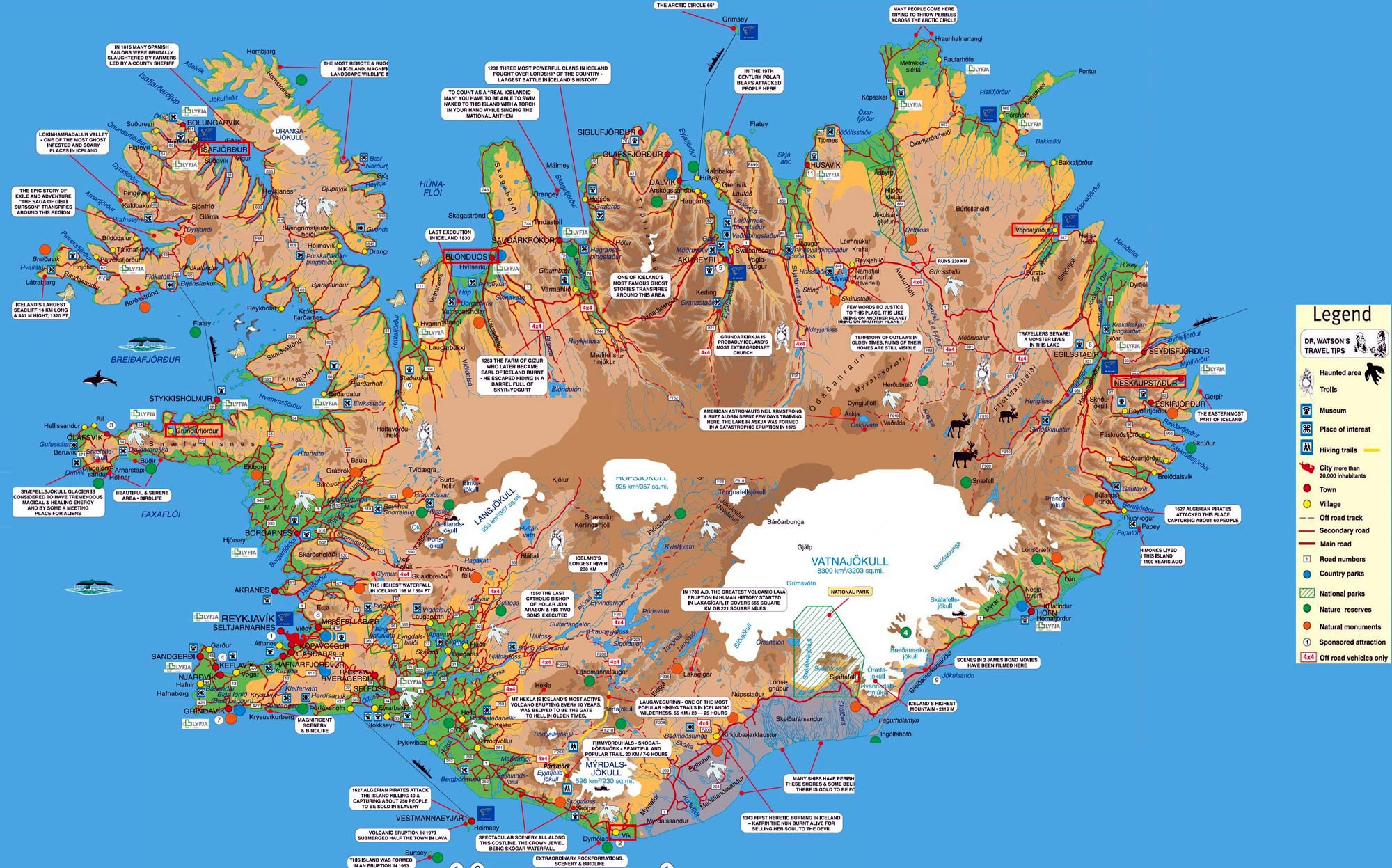 Iceland Maps | Printable Maps Of Iceland For Download - Printable Tourist Map Of Iceland