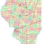 Illinois Printable Map   Printable Map Of Chicago