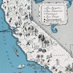 Illustrated Tourist Map Of California State. California State   Illustrated Map Of California