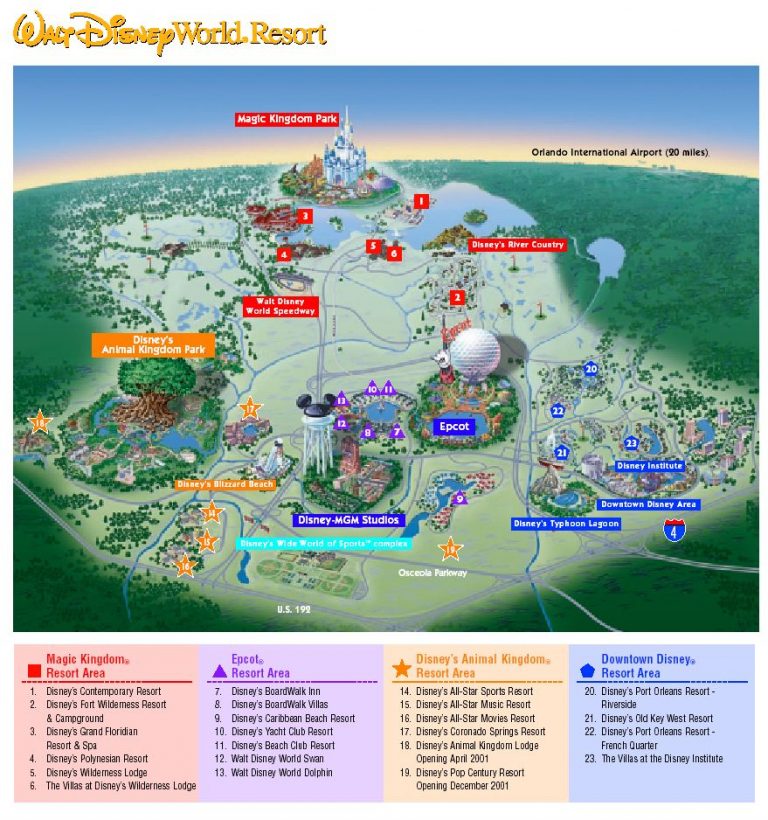 Images Of Disneyworld Map | Map Of Disney World Parks | A Traveling ...