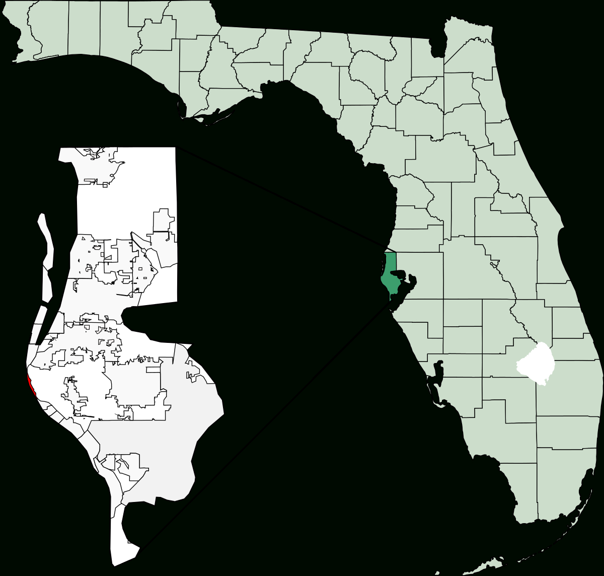 Indian Shores, Florida - Wikipedia - Where Is Madeira Beach Florida On A Map
