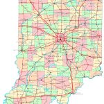 Indiana Printable Map   Printable Map Of Indianapolis