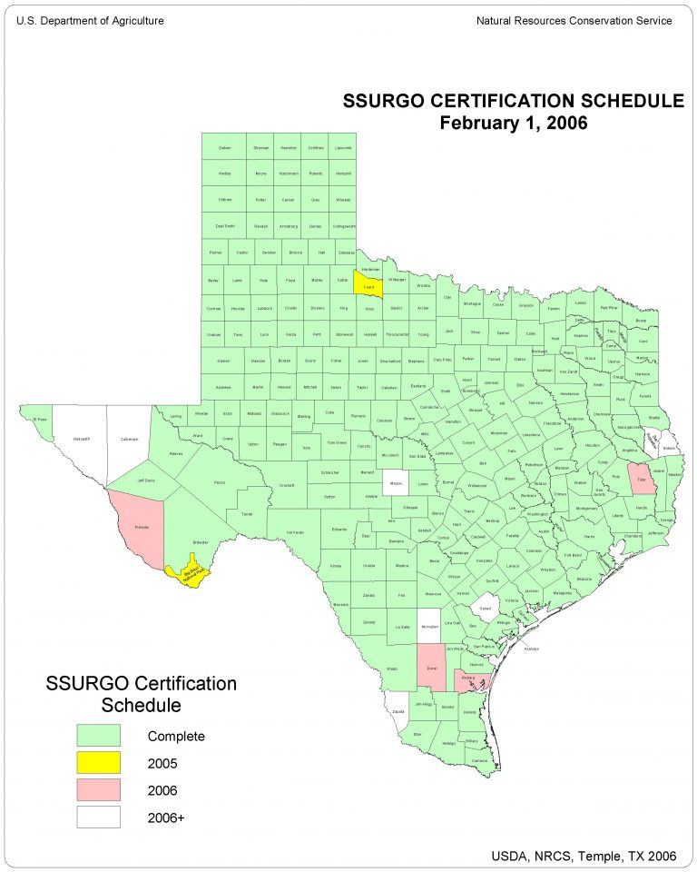 Information On Texas Soils - Texas Soil Map - Printable Maps