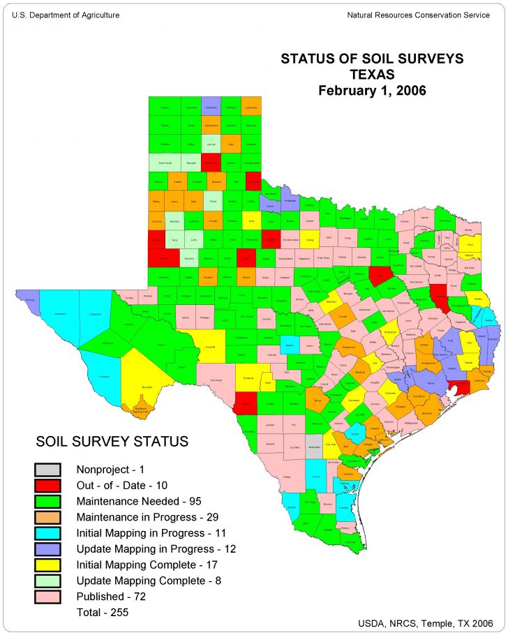 Information On Texas Soils - Texas Soil Map - Printable Maps