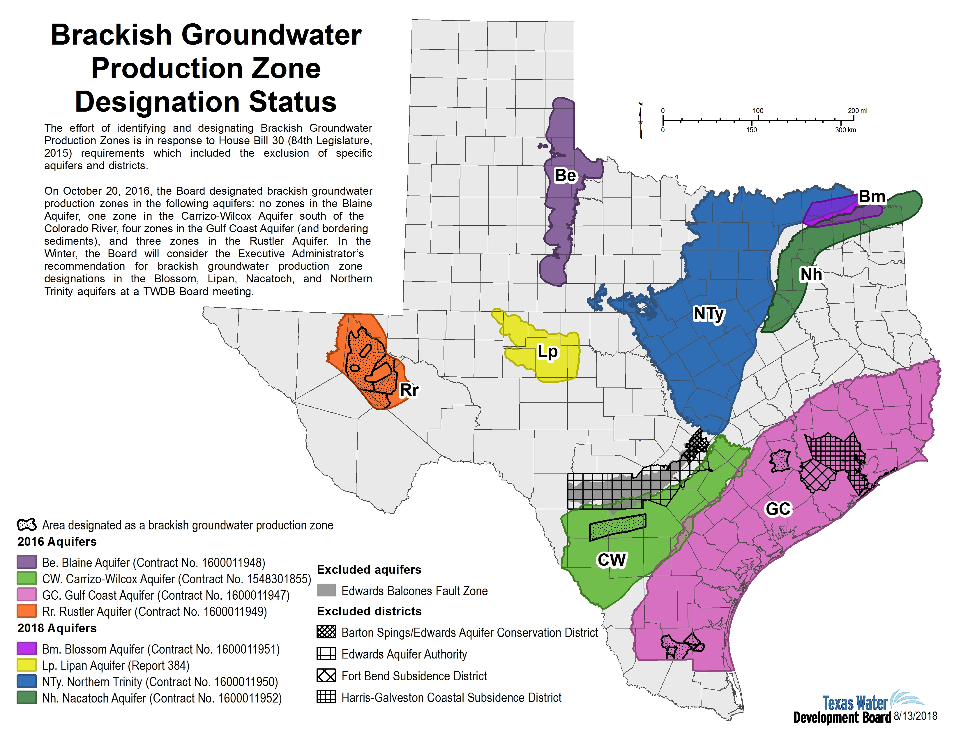 Innovative Water Technologies - Brackish Groundwater Production - Texas Water Development Board Well Map