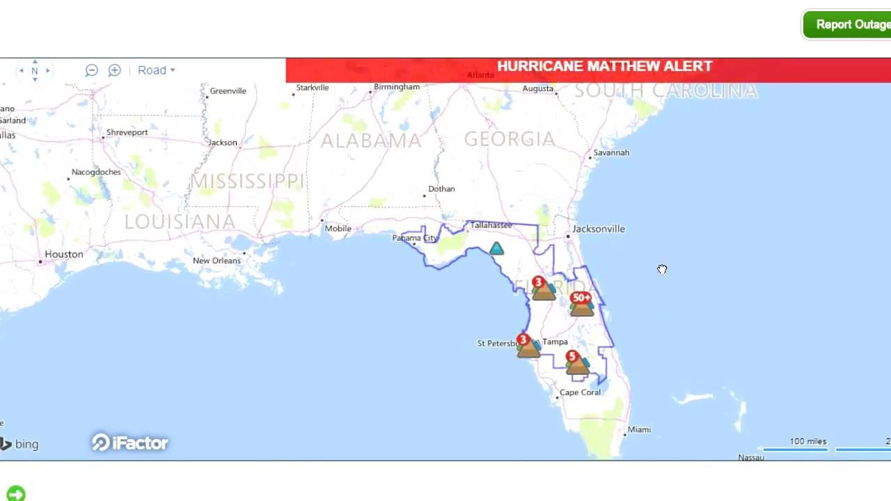Interactive Live Map Shows Power Outages In Florida! - Youtube - Power Outages In Florida Map