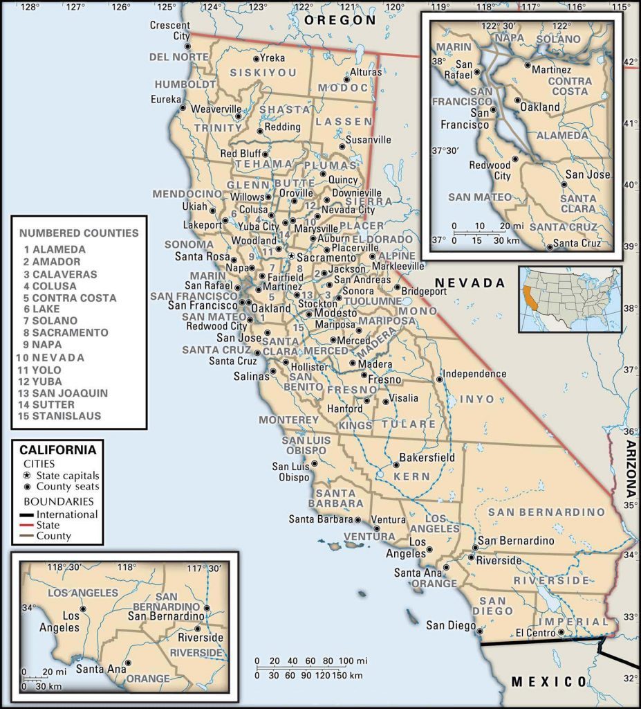 Interactive Map Of California - Klipy - Interactive Map Of California ...