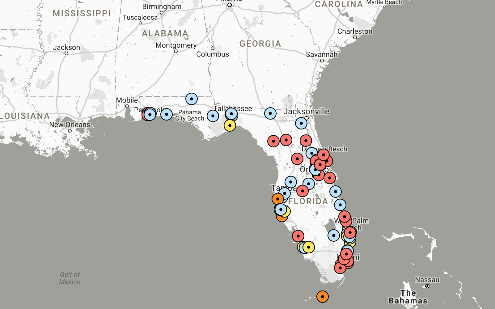Interactive Map: Threats Against Florida Schools Since Shooting At - Interactive Map Of Florida