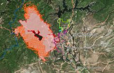 Interactive Maps: Carr Fire Activity, Structures And Repopulation - Live Satellite Map California