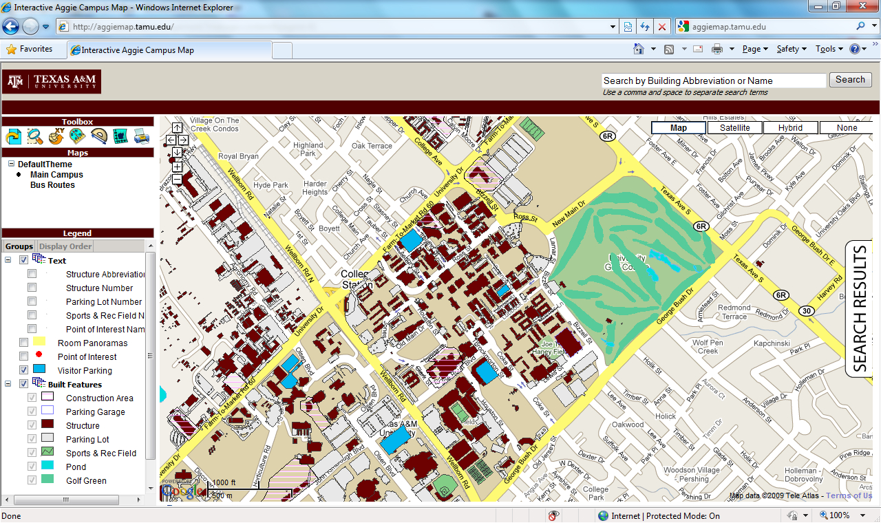 Interactive Maps - Office Of Facilities Coordination - Texas A&amp;amp;amp;m Parking Map