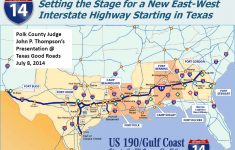 Interstate-Guide: Interstate 14 - Brady Texas Map