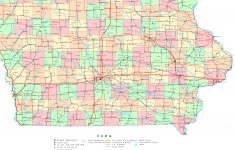 Iowa Printable Map - Printable Map Of Iowa