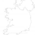 Ireland Political Map   Printable Black And White Map Of Ireland