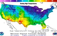Is There Any Spring Weather In Sight For Michigan? | Mlive - Florida Weather Map Temperature