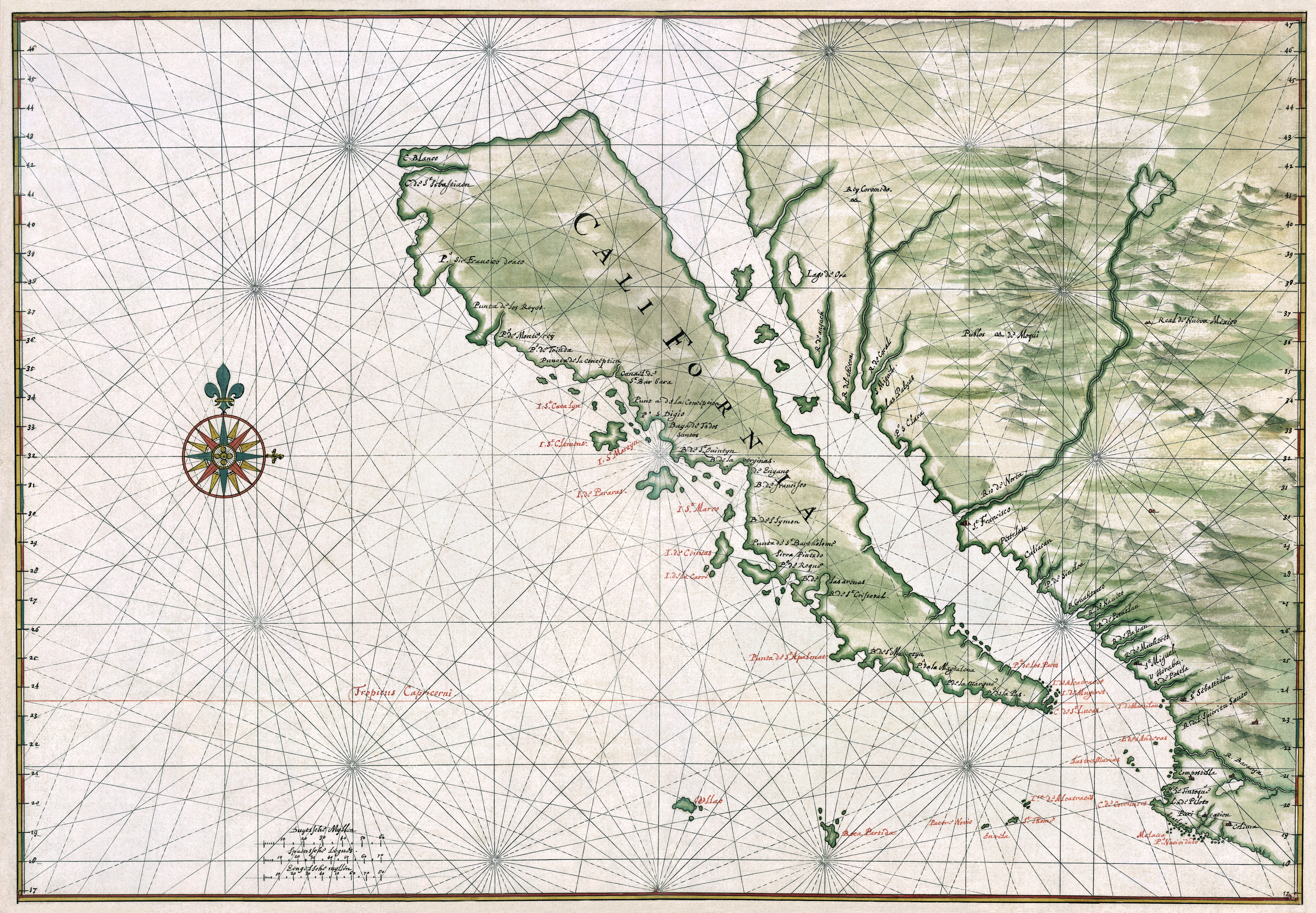Island Of California - Wikipedia - Old California Map