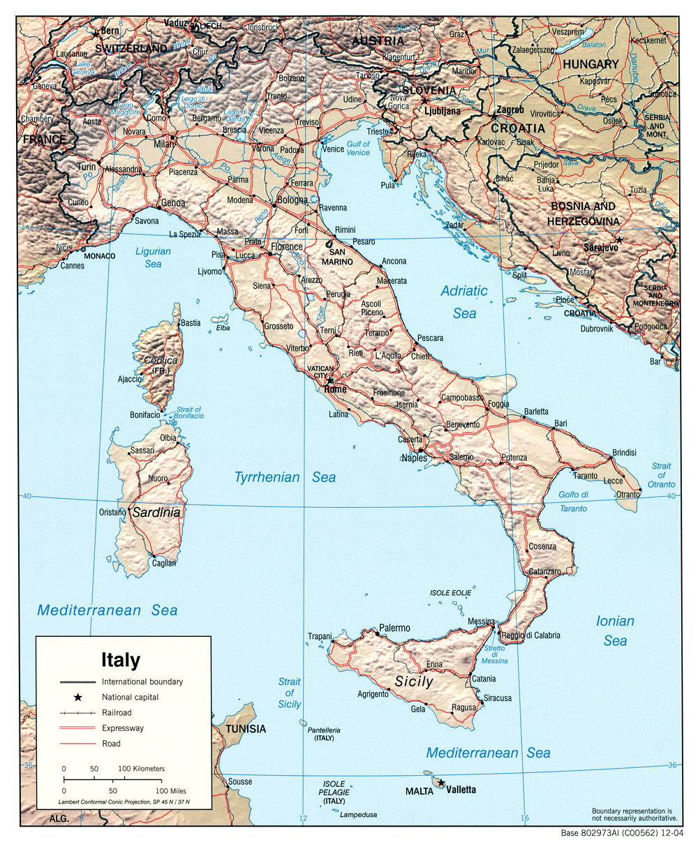 Italy Maps - Perry-Castañeda Map Collection - Ut Library Online - Italy Texas Map