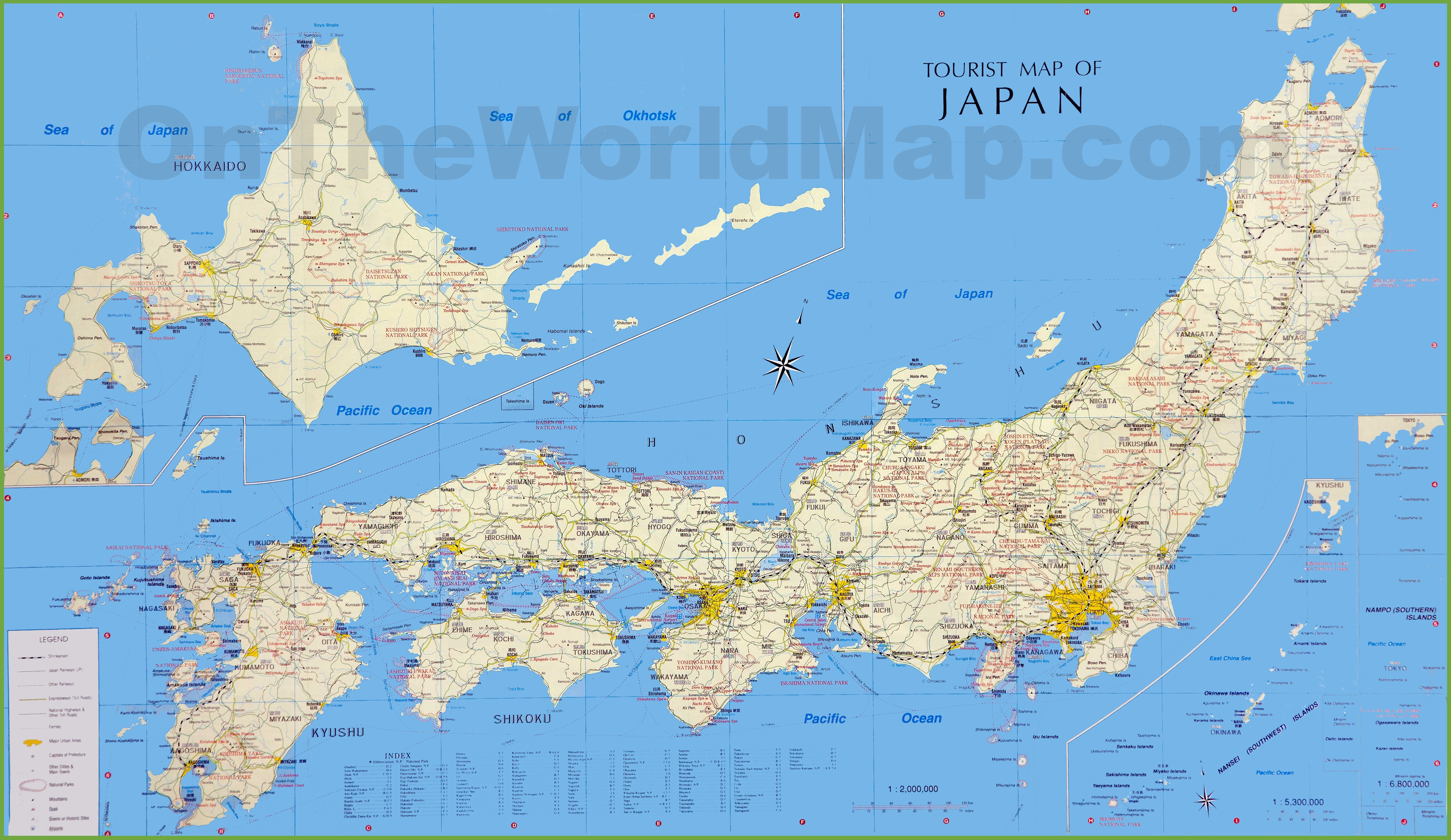 Japan Maps | Maps Of Japan - Large Printable Map Of Japan