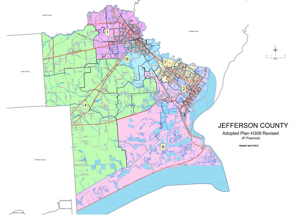 Jefferson County, Texas Elections Groves Texas Map Printable Maps