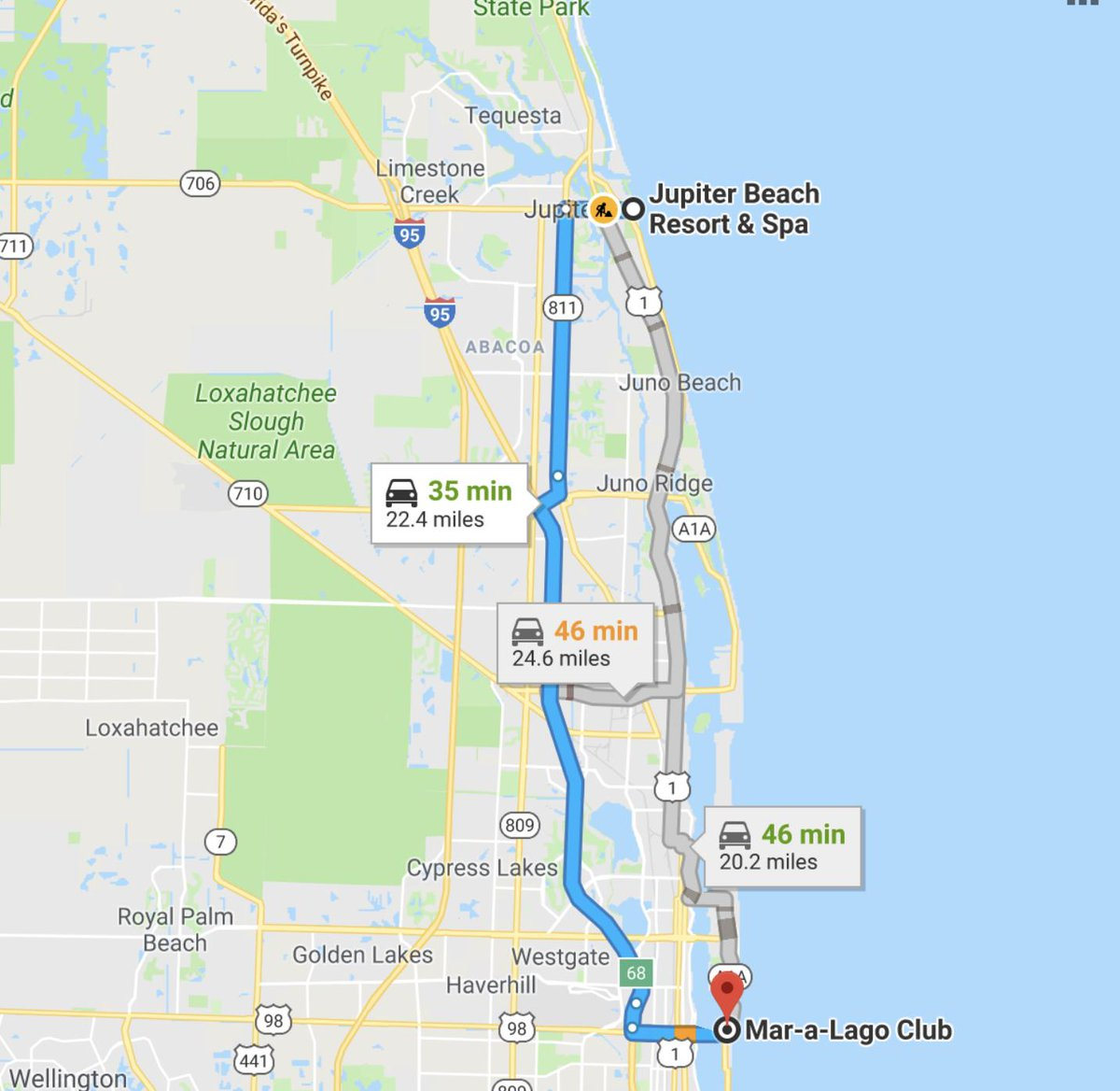 Jrehling On Twitter: &amp;quot;this Robert Kraft Case Got Me Navigating - Google Maps Jupiter Florida