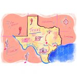 Julyarts Texas Map Metal Cutting Dies For Card Scrapbooking Craft   Texas Map Store Coupon