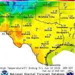 June 12, 2015 Texas Weather Roundup & Forecast • Texas Storm Chasers   Texas Weather Map