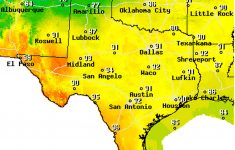 June 12, 2015 Texas Weather Roundup &amp; Forecast • Texas Storm Chasers - Texas Weather Map