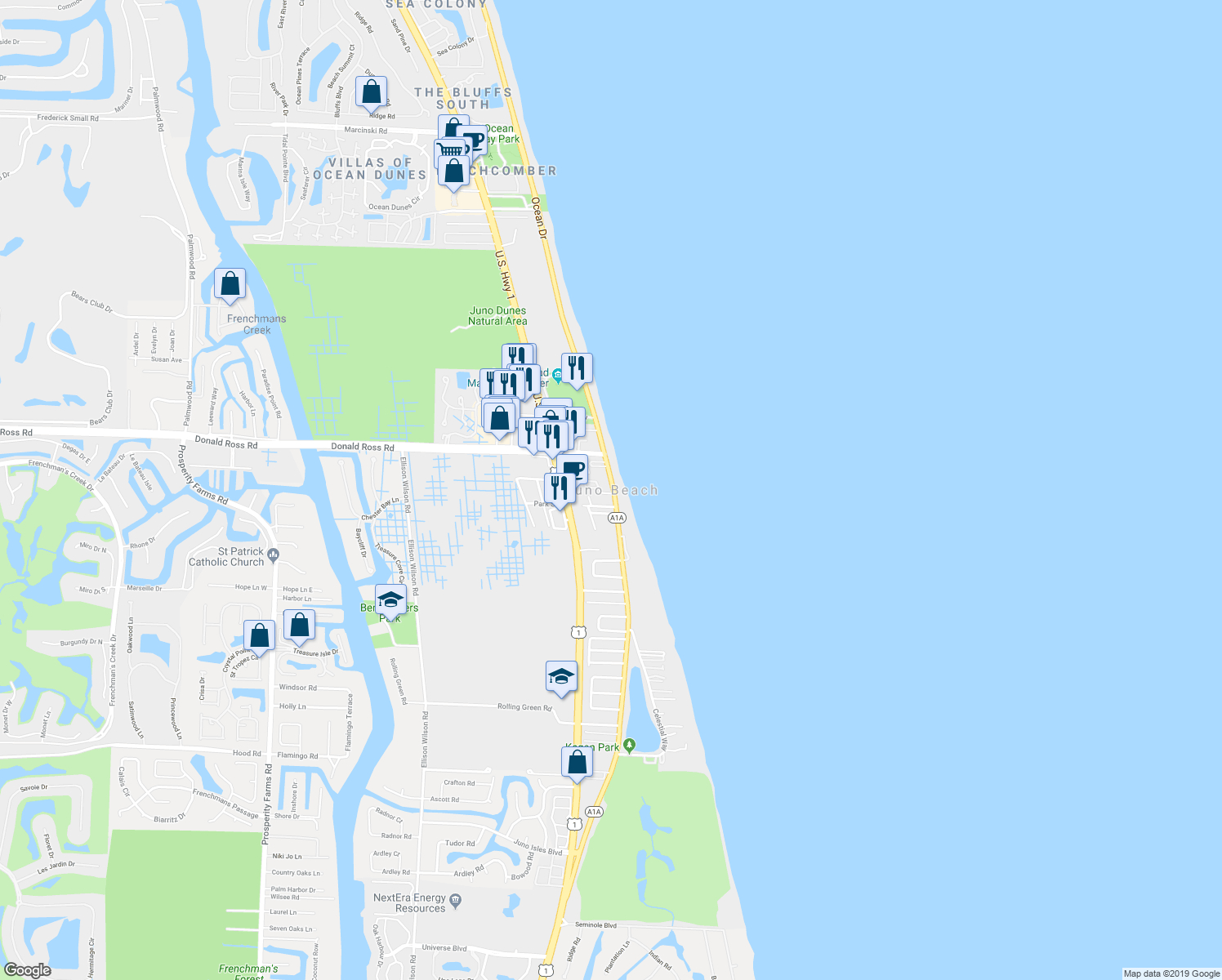 Juno Florida Map - Juno Beach Florida Map