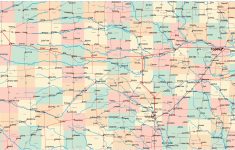 Kansas Road Map - Ks Road Map - Kansas Highway Map - Printable Map Of Kansas