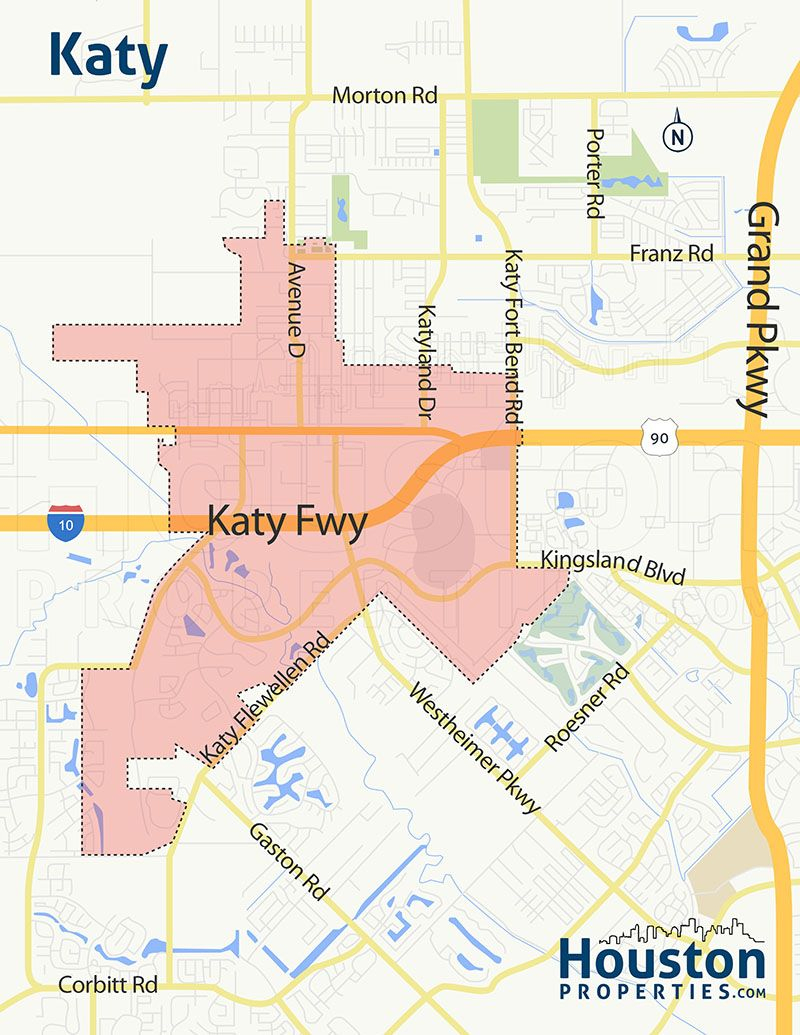 Katy Tx Neighborhood Map | Great Maps Of Houston In 2019 | Pinterest - Katy Texas Map