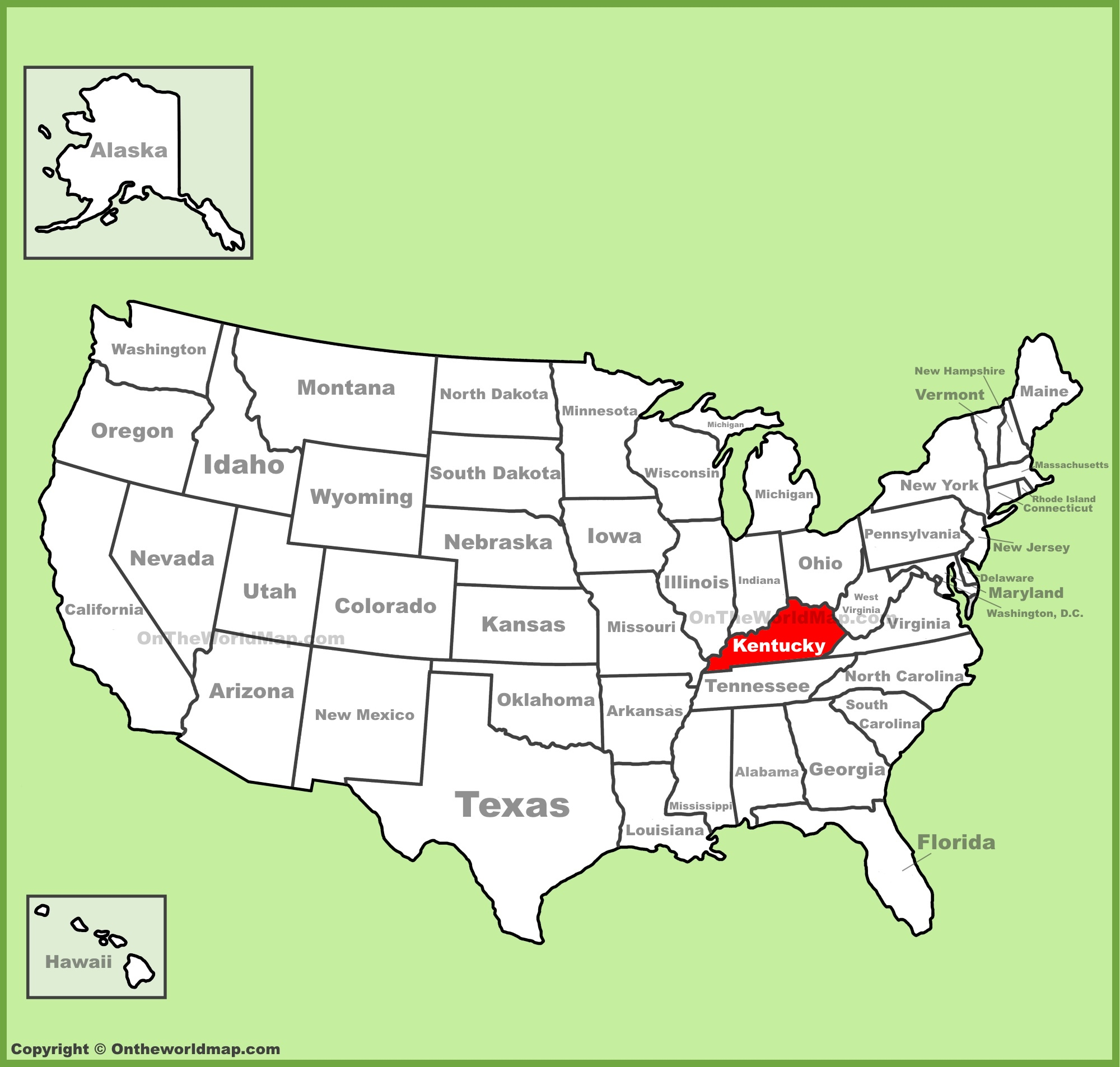 Kentucky State Maps | Usa | Maps Of Kentucky (Ky) - Printable Map Of Bowling Green Ky